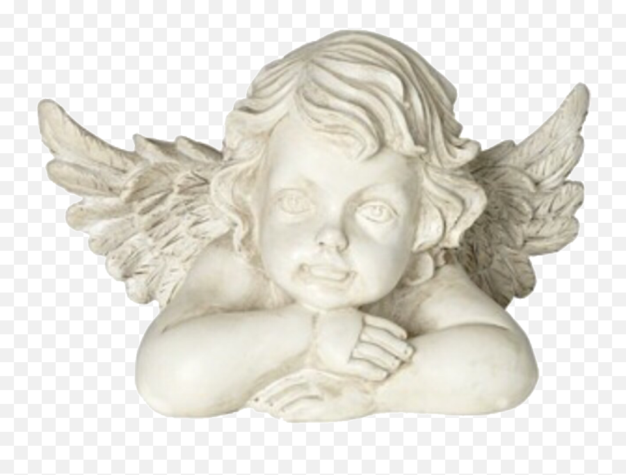 Angel Cherubs Angels Angelic Sticker - Aesthetic Angel Statue Transparent Emoji,Emoji Angelito