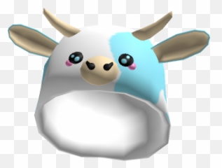 Avatar With The Blueberry Cow Hood - Blue Cow Hood Roblox Emoji,Blue Emoji Outfit