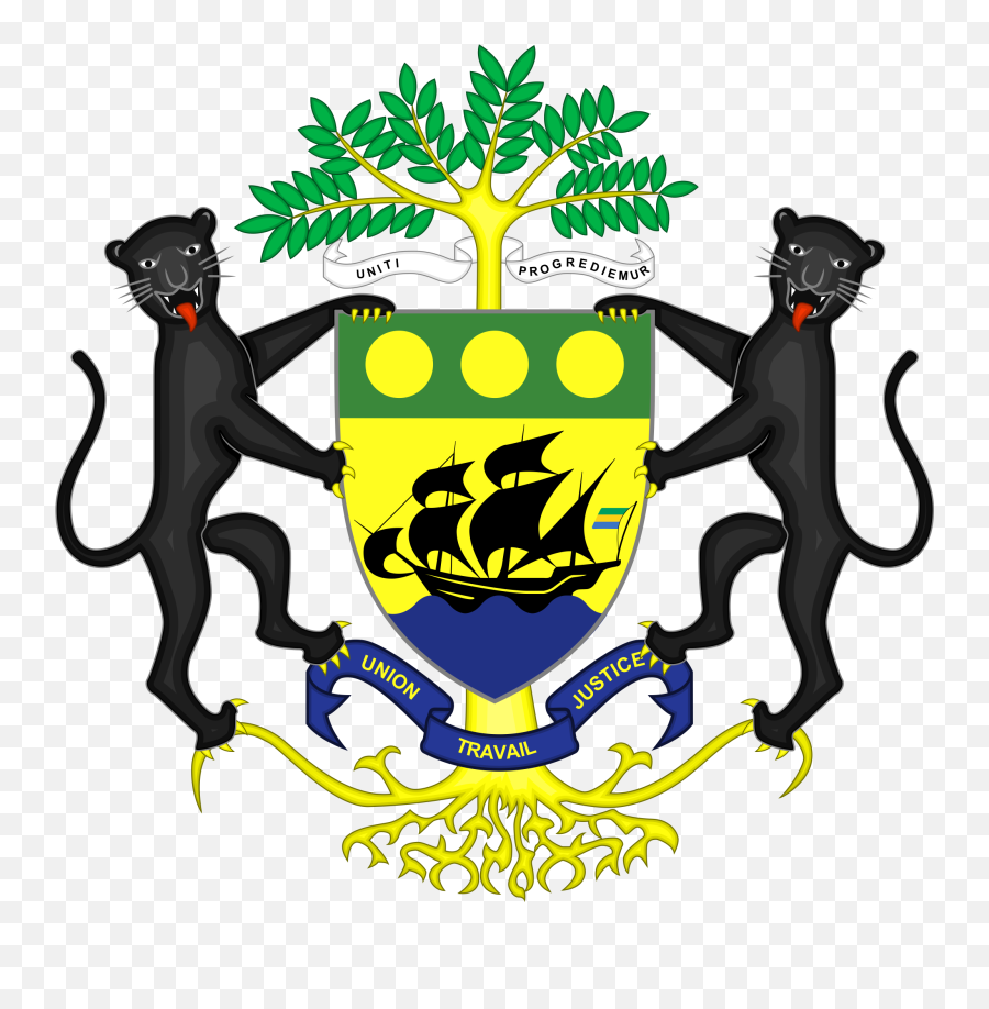 Flag Of Gabon Flag Download - Gabon Coat Of Arms Emoji,Peru Flag Emoji