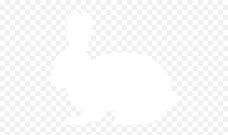 White Rabbit 2 Icon - Free White Animal Icons Black And White Rabbit Silowet Emoji,Rabbit Emoticon Text