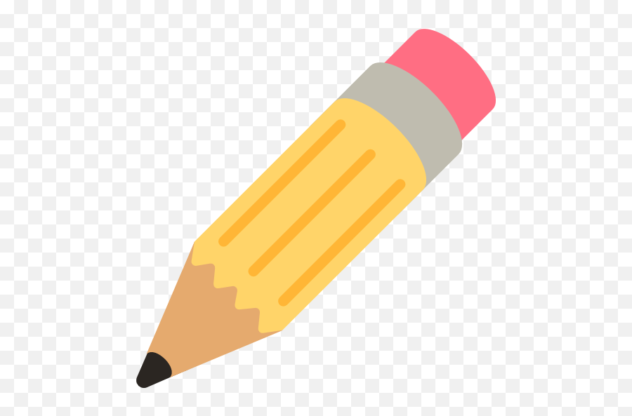 Emoji Pencil Drawing Writing - Transparent Background Pencil Emoji Png,Paper Emoji Transparent