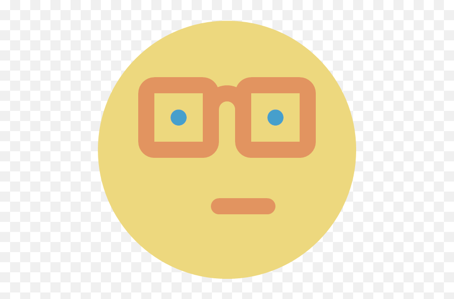 Nerd Vector Icons Free Download In Svg - Happy Emoji,Nerdy Emoticons