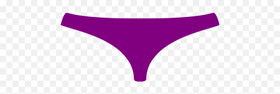 Purple Womens Underwear Icon - Solid Emoji,Underwear Emoticon