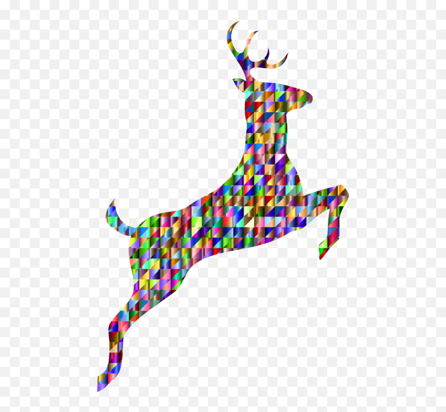 Deer Clipart Vertebrate Deer Vertebrate Transparent Free - Lowpoly Deer Transparent Emoji,Whitetail Deer Emoji