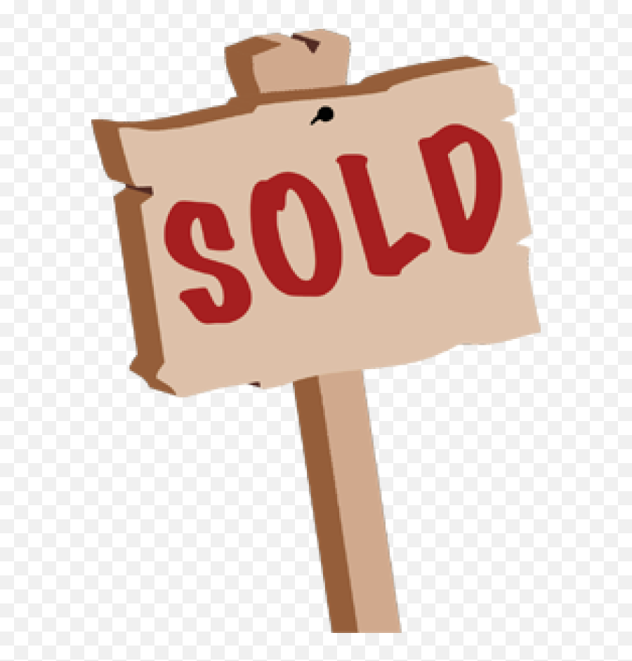 Sold Sign Clipart Real Estate - Clip Art House For Sale Sign Sold Emoji,Sold Sign Emoji