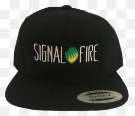 Black Signal Fire Snapback Hat - Unisex Emoji,Emoji Snapback Hats