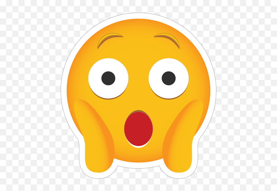 Phone Emoji Sticker Astonished - Astonished Emoji,Design Customized Emoji For Phone