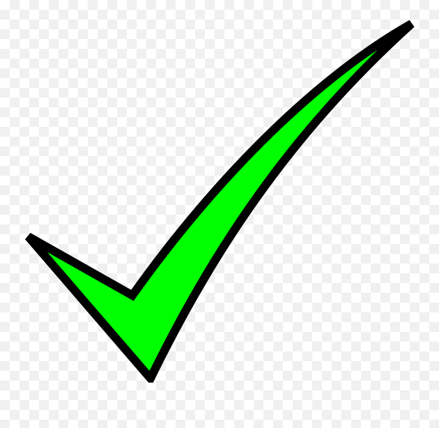 Small Green Check Mark Png Svg Clip Art For Web - Download Emoji,Chech Mark Emoji