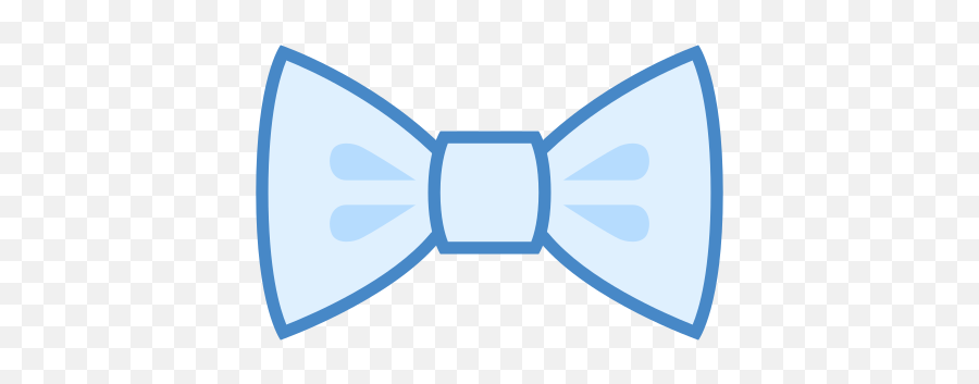 Bow Tie Icon - Bow Tie Blue Clipart Emoji,Bow Emoji Background