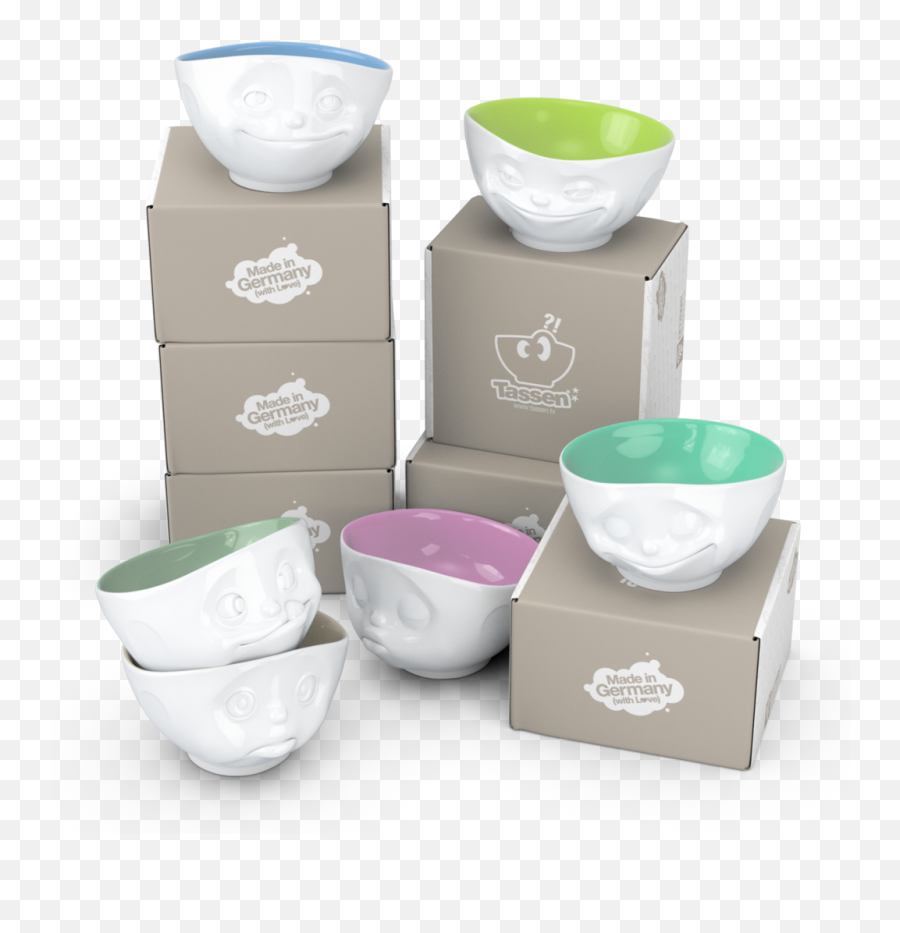 Emoji Bowl Set 6 - Serveware,Bowl Emoji