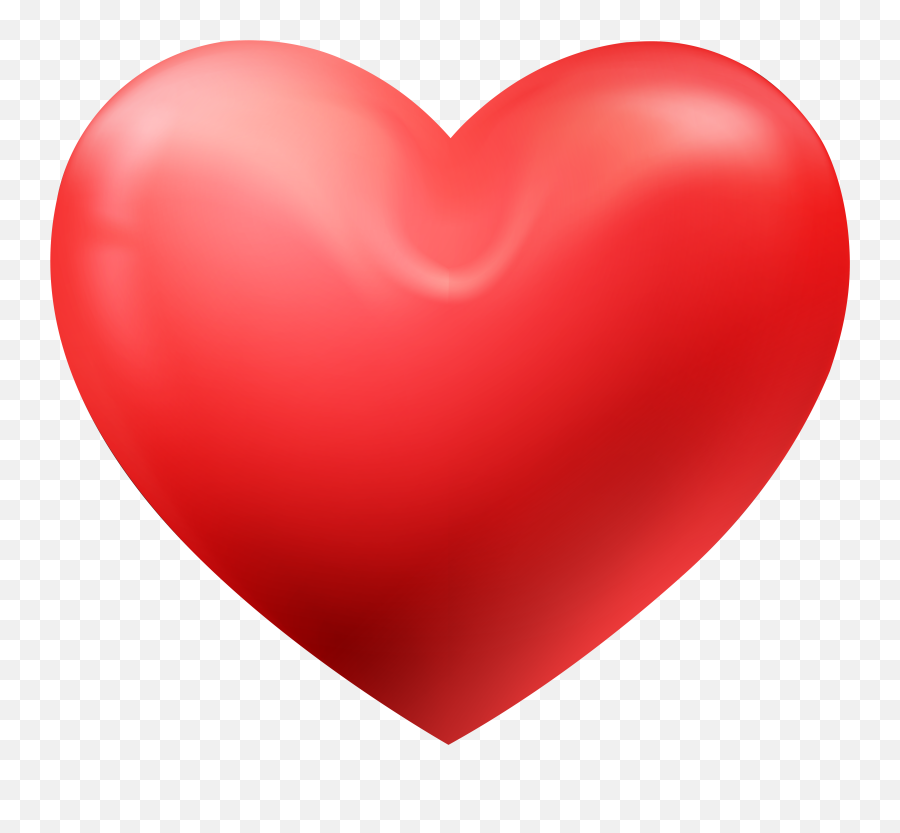 Heart Png High Quality U2013 Png Lux - 3d Heart Png Emoji,Emoji Hearts Transparent Background