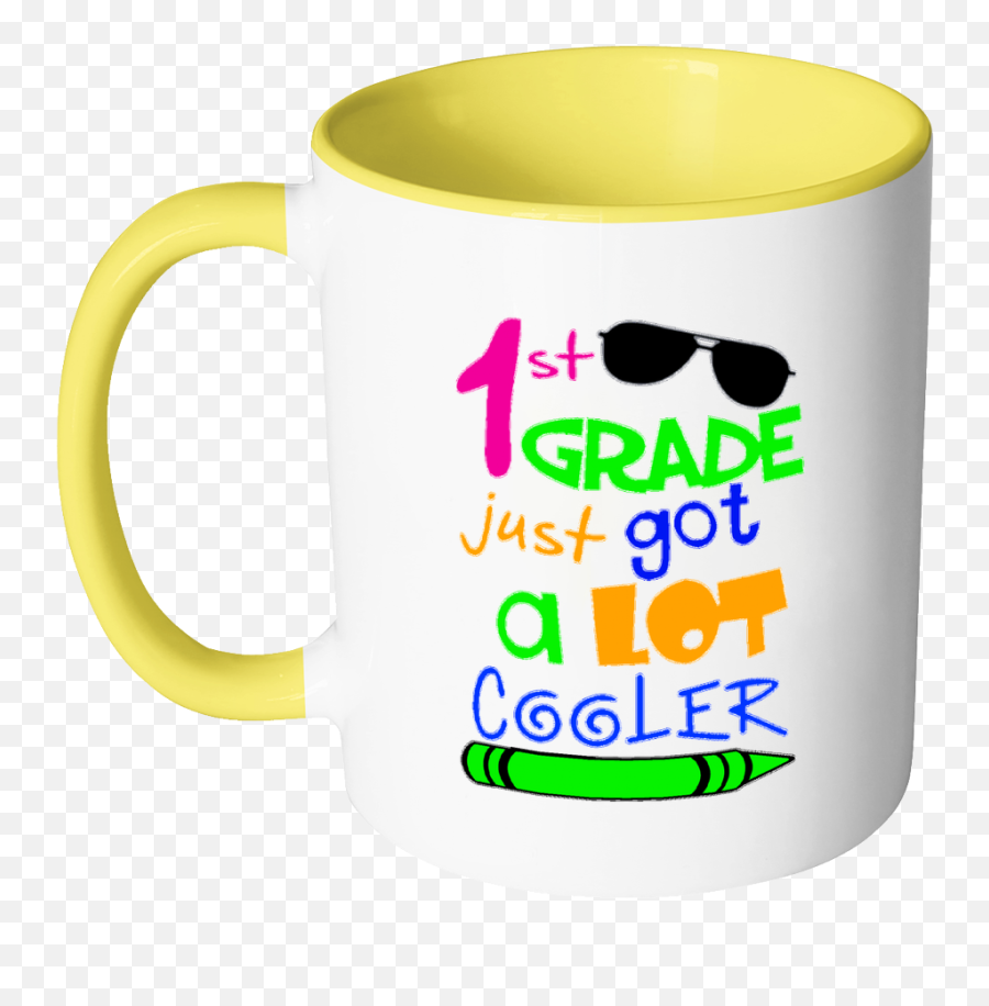 1st Grade Mugs Back To School Mugs U2013 Tee Support - Serveware Emoji,Asta Emoticon