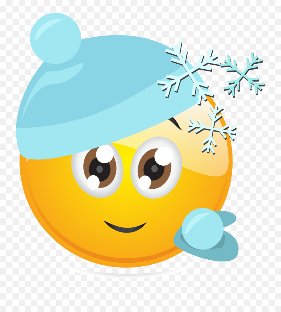 Winter Boy Emoji Decal - Winter Emoji,Cold Emoticon Pic
