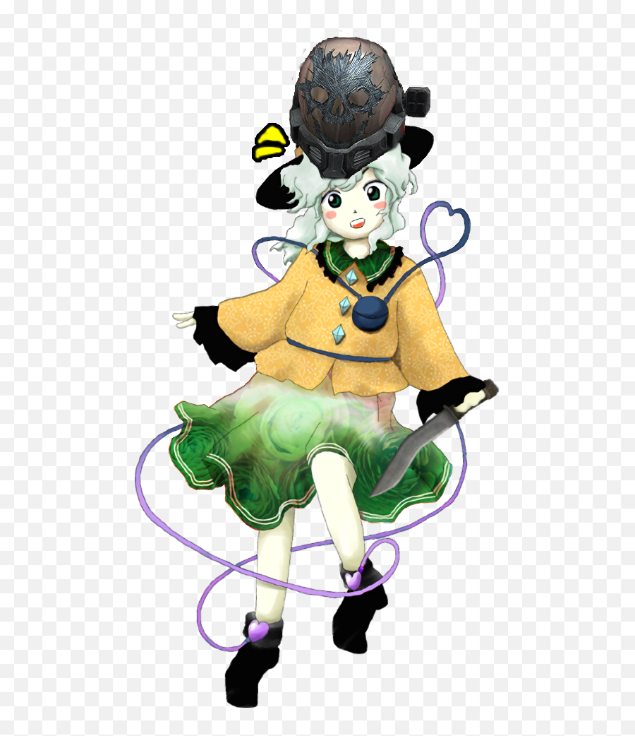 Touhous With Halo Weapons 11 Mister Hat Made A Friend Is - Touhou Koishi Emoji,Meme About Emotion Using Weapons