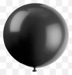Jumbo Black Balloon By Celebrity - Balloon Emoji,Facebook Black Balloon Emoji