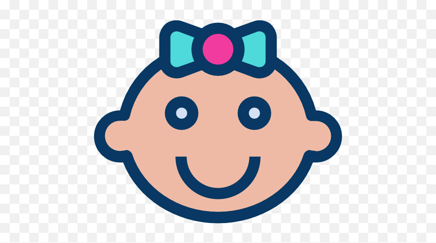 Free Icon - Gambar Bayi Untuk Logo Emoji,Emoticon Baby Girl