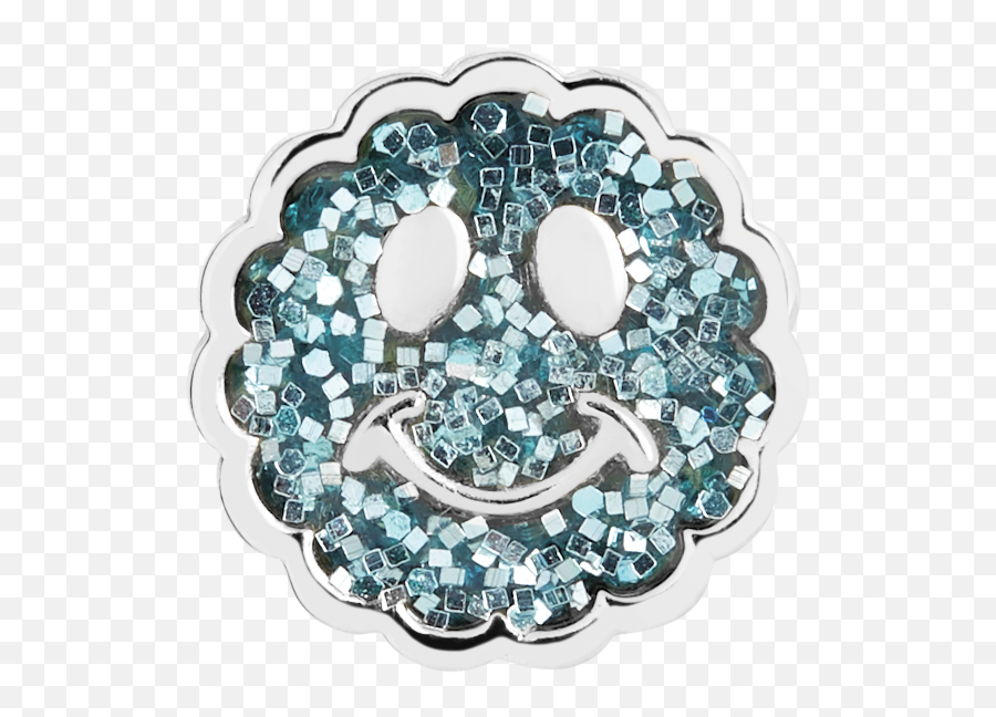 Happy Ocean Glitter Coin - Solid Emoji,Rod Sterling Emojis