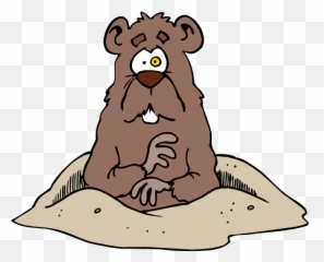 Groundhog Gif Png - Clip Art Library Wood Chuck In Drunk Cartoon Emoji,Groundhog Day Text Emoticons