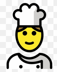 Man Cook Emoji Clipart - Emoji De Cocina,Faces Of Pampered Chef Emojis