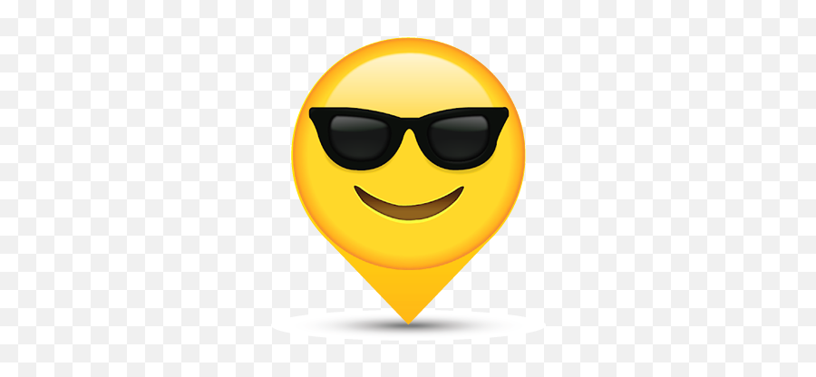 Map Marker Smiley Graphics - Topo De Bolo Emoji,Map Pin Emoji