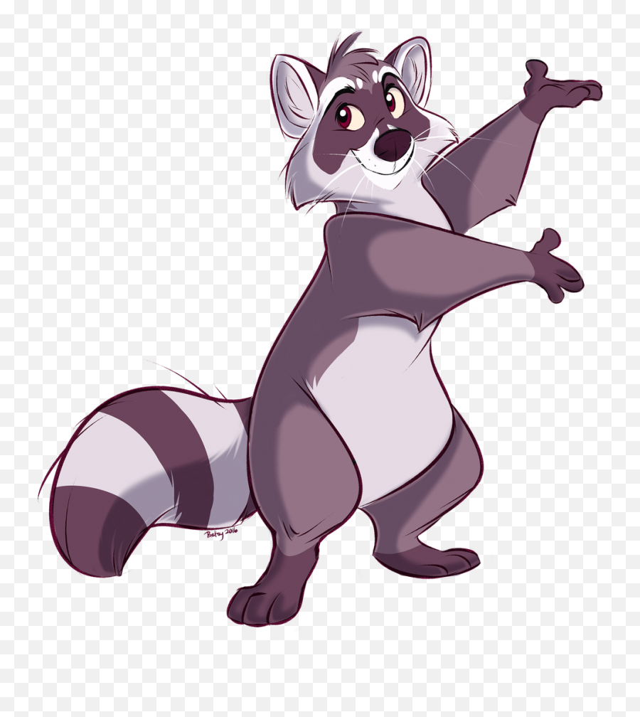 Download Hd U201citsa Raccoonu201d - Cartoon Transparent Png Image Cartoon Raccoon Transparent Background Emoji,Emoji Cartoons
