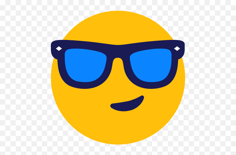 Cool Smiley Sunglasses Icon - Cockfosters Tube Station Emoji,Sunglasses Emoticon