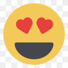 Free Smiling With Heart Eye Flat Emoji Icon - Available In Happy,Pictures Of Smuling Emojis
