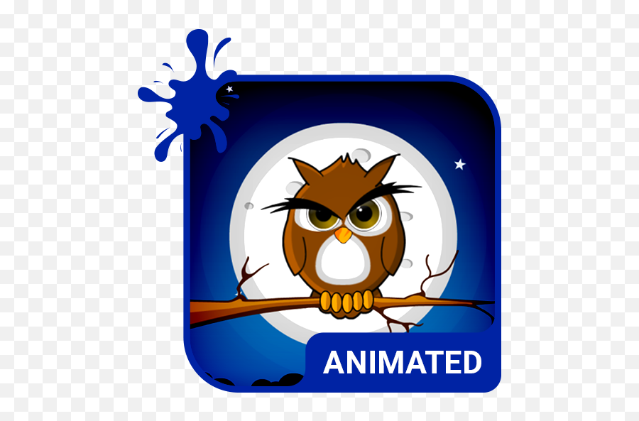 Cute Owl Animated Keyboard Live Wallpaper - Apps On Google Emoji,Animated Emojis That Work With An S7 Galaxy
