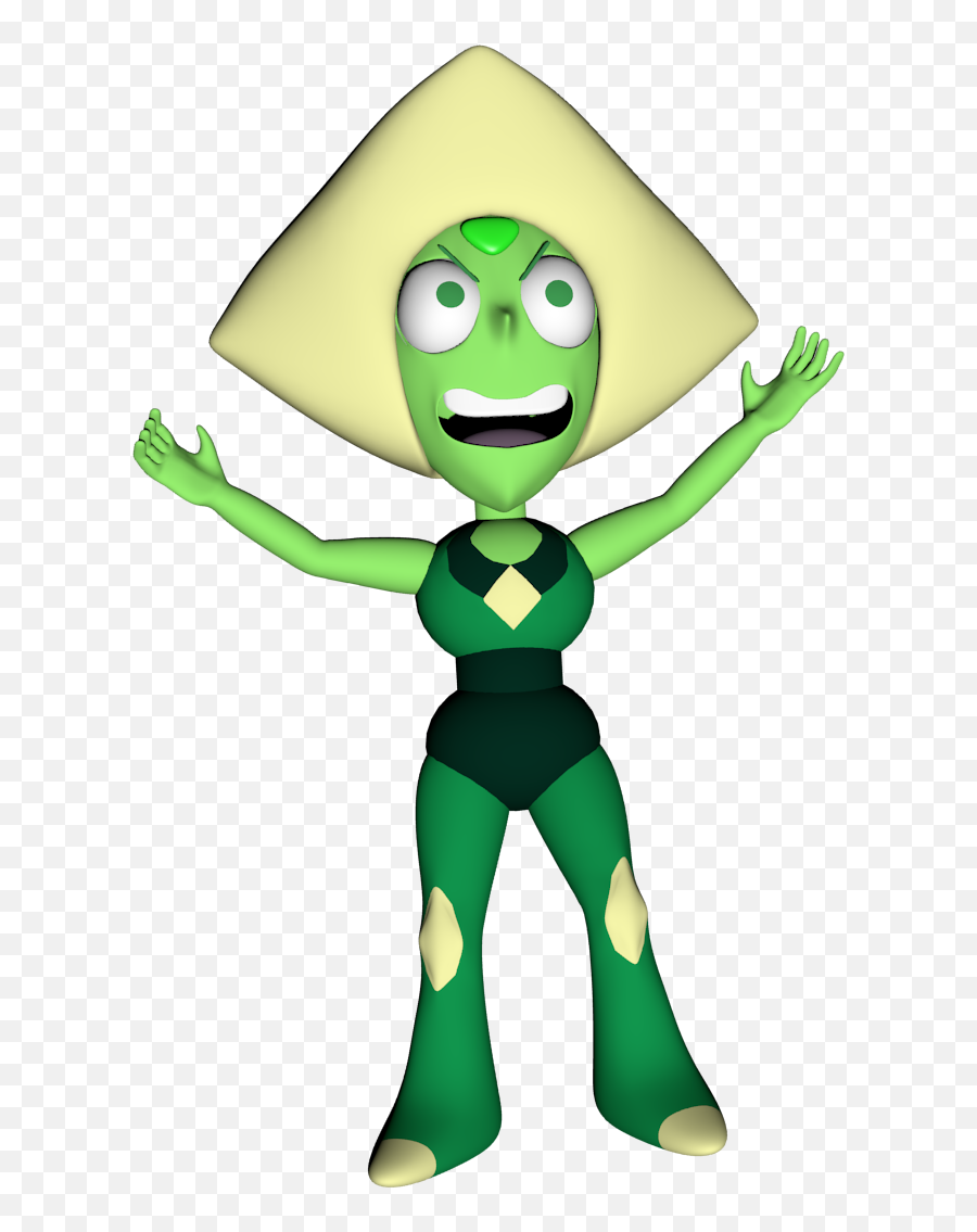 Classic Peridot 3d Model - Album On Imgur Emoji,3d Representation Of Emotions