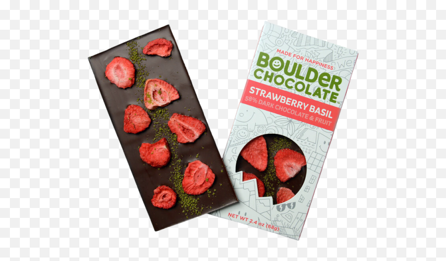 Boulder Chocolate Strawberry Basil 24 Oz Emoji,Strawberry Emoji