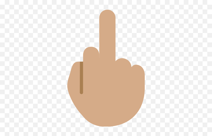 Middle Finger Emoji With Medium Skin Tone Meaning And,Finger Raised Emoji