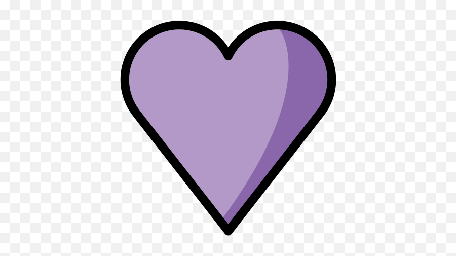 Purple Heart - Girly Emoji,Heart Emoji Meanings