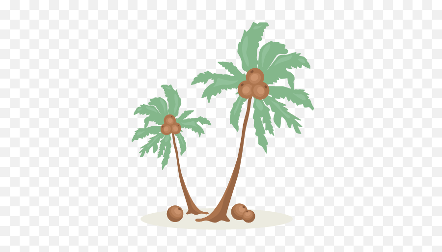 Download Hd Palm Tree Svg Scrapbook Cut File Cute Clipart Emoji,Palm Leaf Emoji