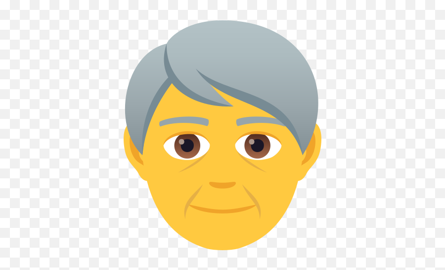 Emoji Elderly Person To Copy Paste Wprock - Happy,Person Talking Emoji