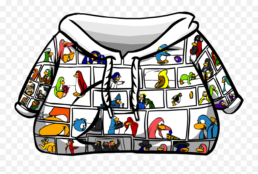 Waddle On Hoodie Club Penguin Wiki Fandom Emoji,Emojis Sweatshirt