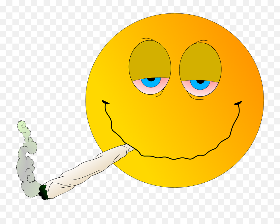 Stoner Grass T - Free Image On Pixabay Smile With Joint Emoji,Weed Leaf Emoji