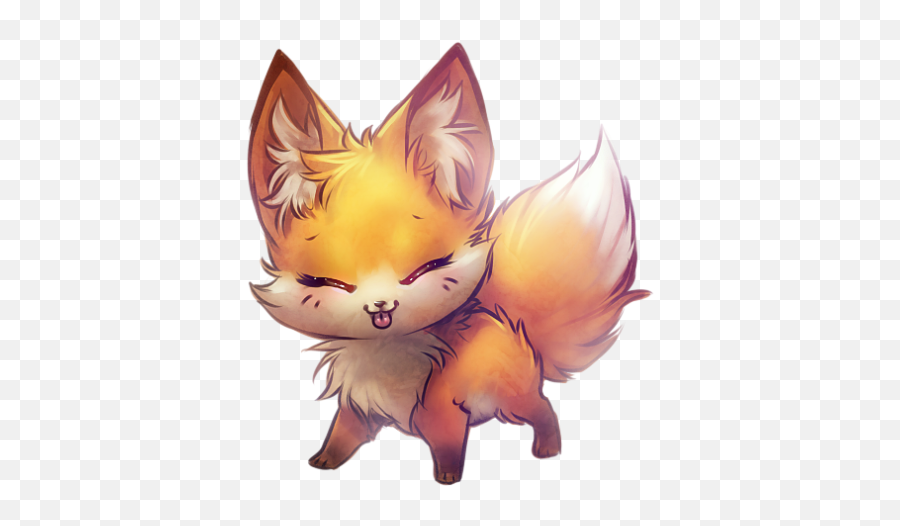 Pets - The Mythfall Fox Kawaii Emoji,Emoticons Raposa