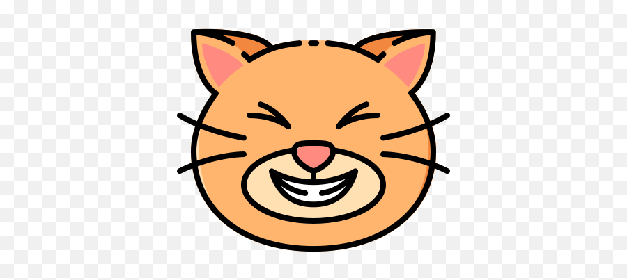 Gato - Ícones De Animais Grátis Happy Emoji,Emoticon De Gato Para Facebook