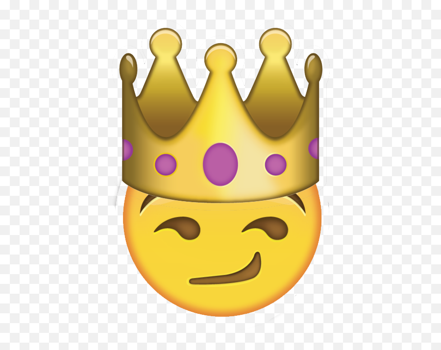 Emoji Sticker Emoticon T - Crown Emoji Sticker,Crown Emoji