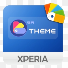 Galaxy Xperia Theme Just Blue Design For Sony Pour - Vertical Emoji,Xperia L Emoji