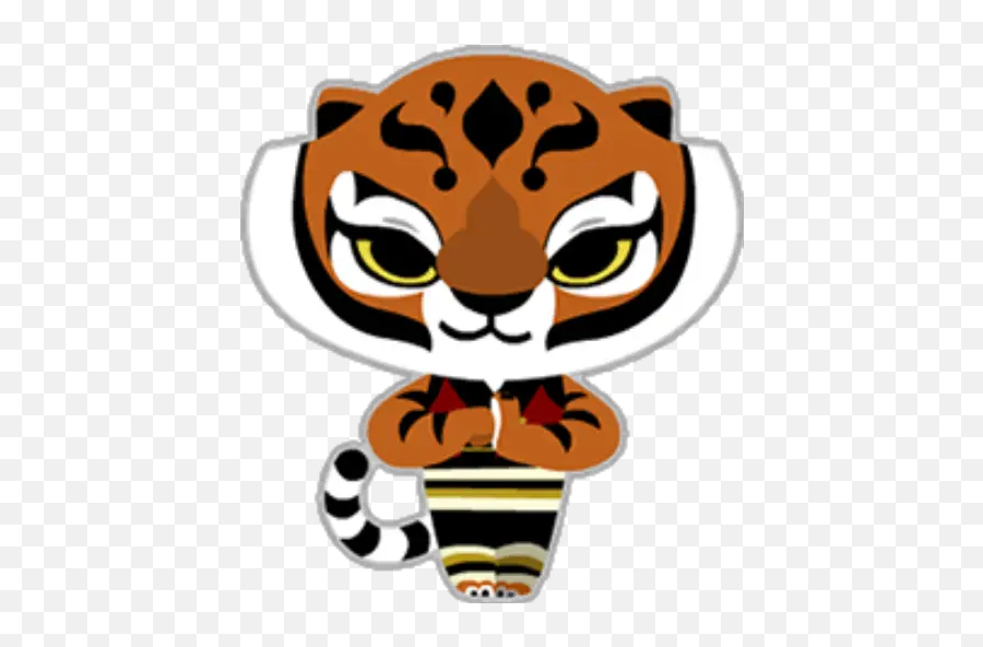 Kung Fu Panda Stickers For Whatsapp - Kung Fu Panda Tiger Gif Emoji,Sad Panda Emoji