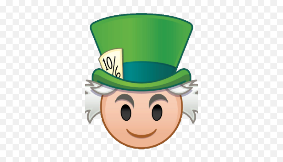 The Mad Hatter - Disney Emoji Mad Hatter,Emoji Blitz Alice In Wonderland Emojis