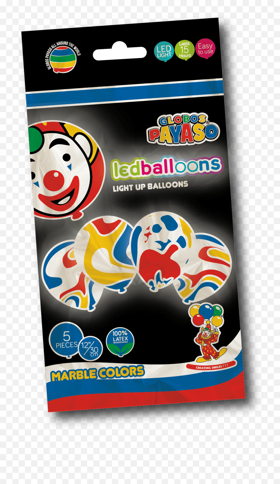 Led U0026 Bicolour Balloons - Dot Emoji,Faces Latex Emoticon