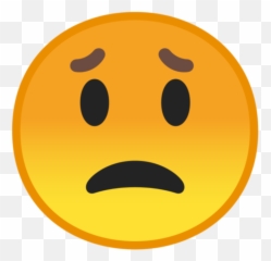 Mju Iot - Worried Face Emoji,M3 Emoticon