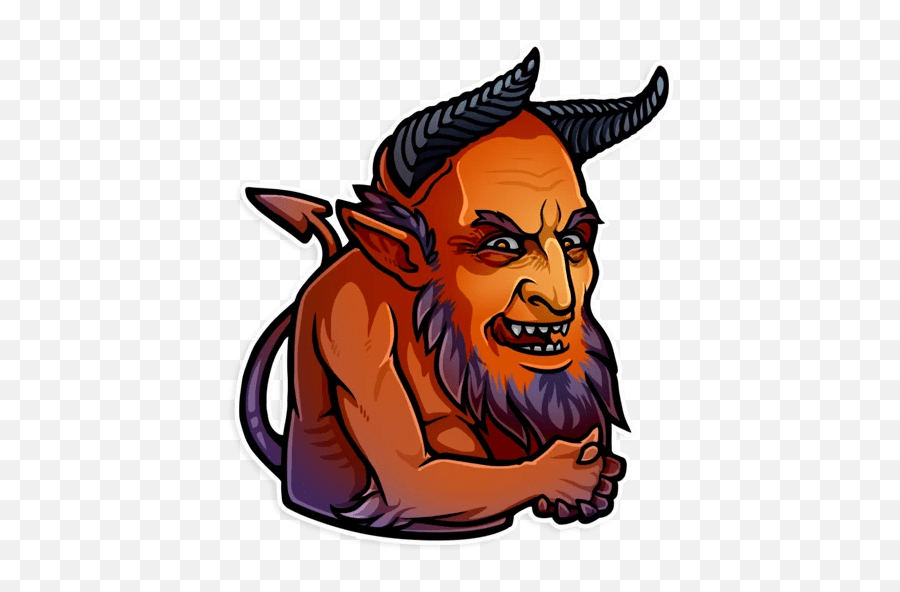 Devil Telegram Stickers Sticker Search - Stiker Setan Emoji,Pitchfork Emoticon Reddit