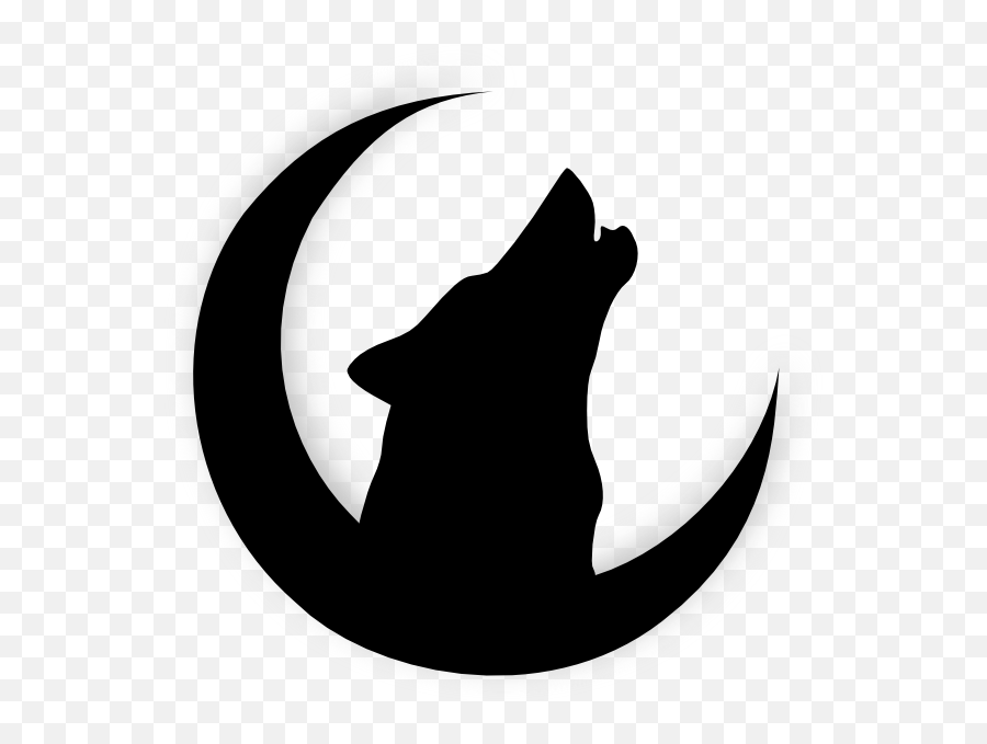 Glitter Clipart Moon Glitter Moon - Wolf Head Howling At The Moon Emoji,Howling Wolf Emoji