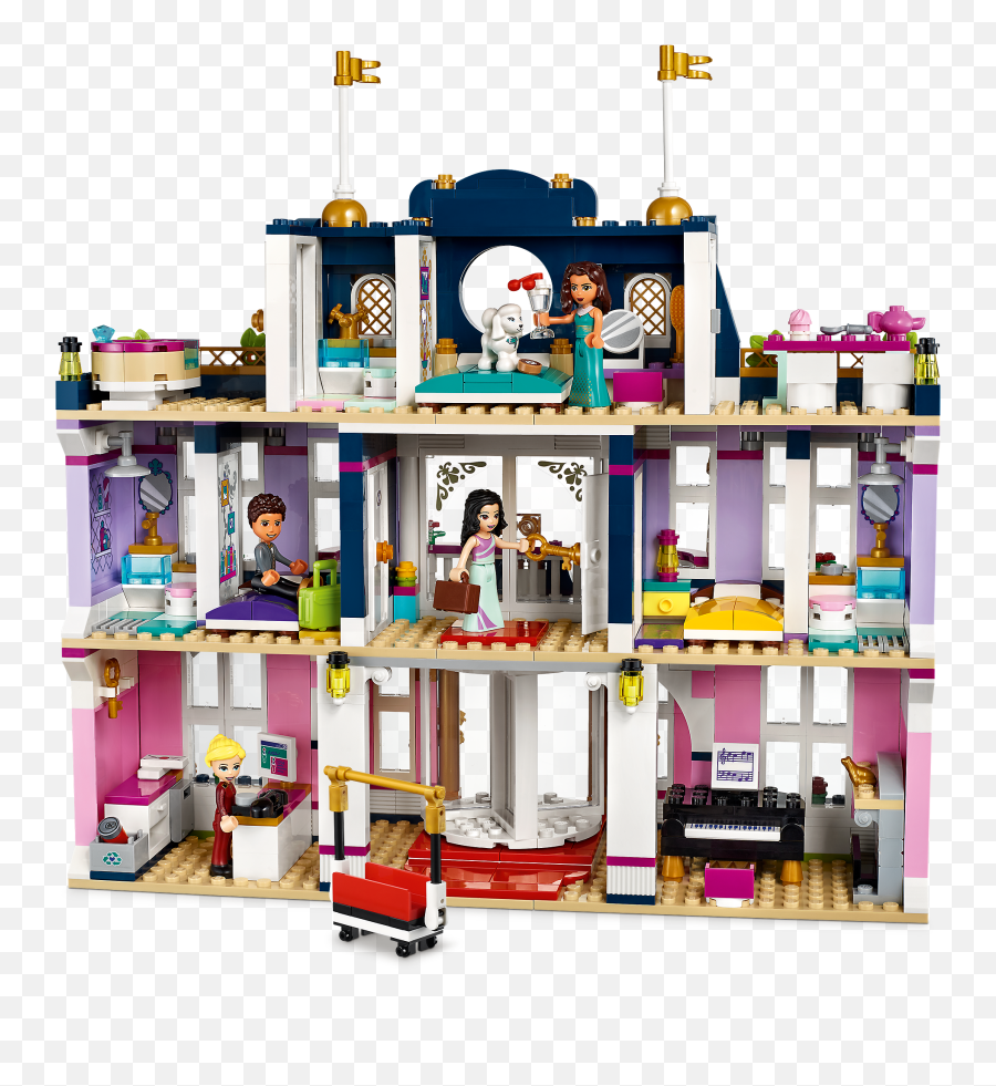 Heartlake City Grand Hotel 41684 - Lego Friends Sets Lego Lego Friends Hotel 41684 Emoji,Toy Car Emojis
