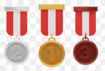 Premium Medal 3d Illustration Download In Png Obj Or Blend - Solid Emoji,2 Medal Emoji Png