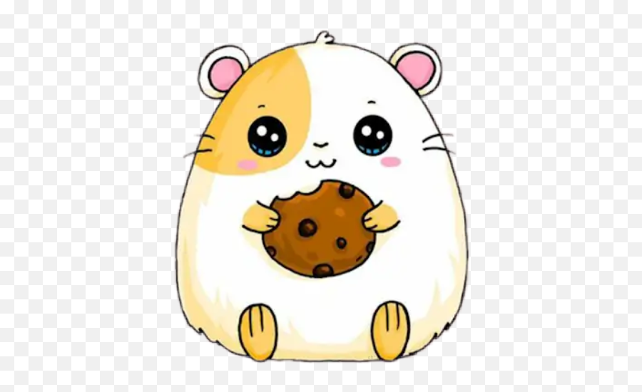 Kawaii Cute Drawing Hamster Sticker By Keyamax99 - Cute Animal Drawings Emoji,Hamaster Emoji