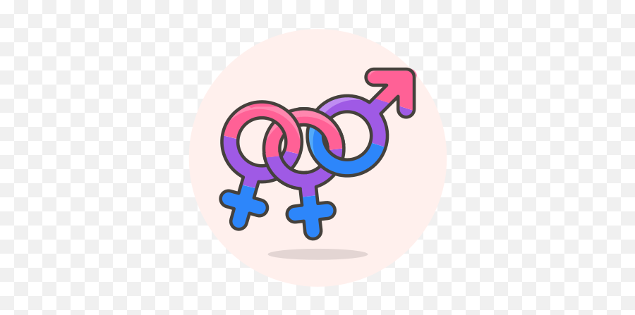 Bisexual Sign Free Icon Of Lgbt - Bisexual Png Emoji,Bisexual Emoticon